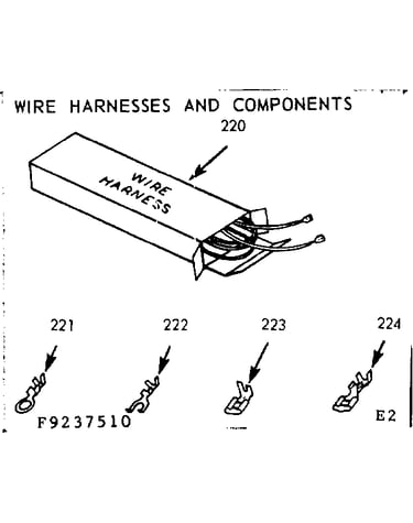 Wire harnesses and components