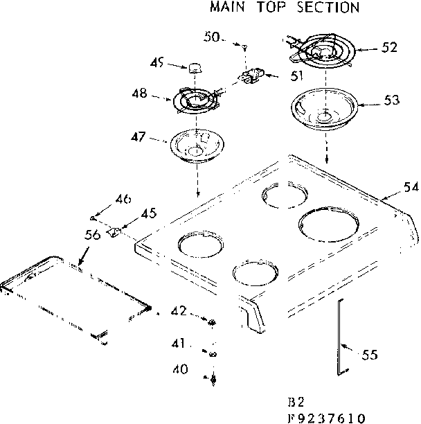 Main top section