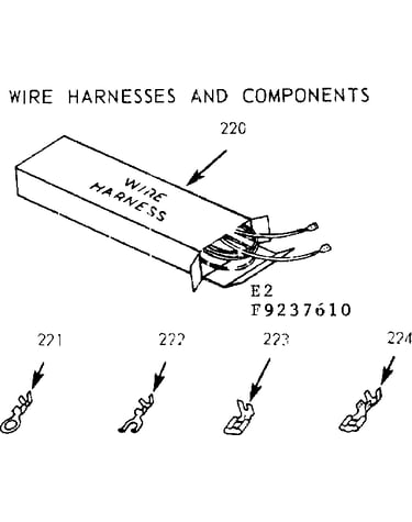 Wire harnesses and components