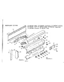 Backguard section