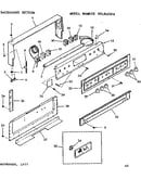 Backguard section