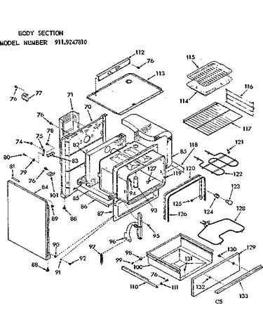 Body section