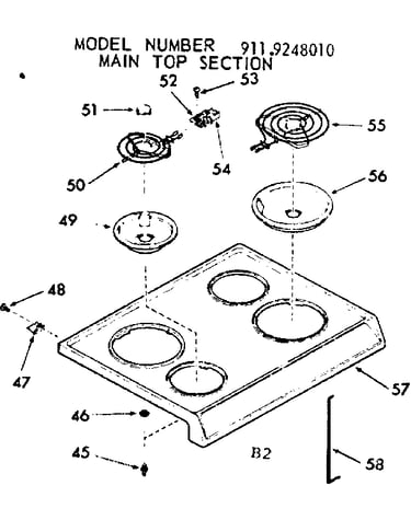 Main top section