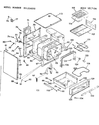 Body section