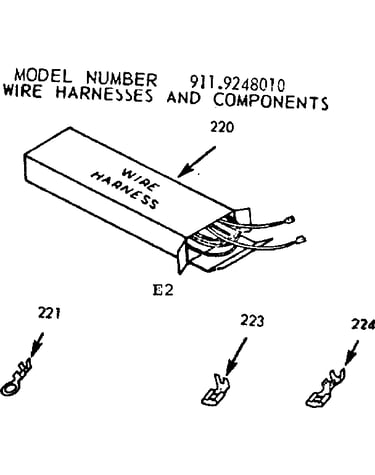 Wire harness and components