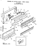 Backguard section