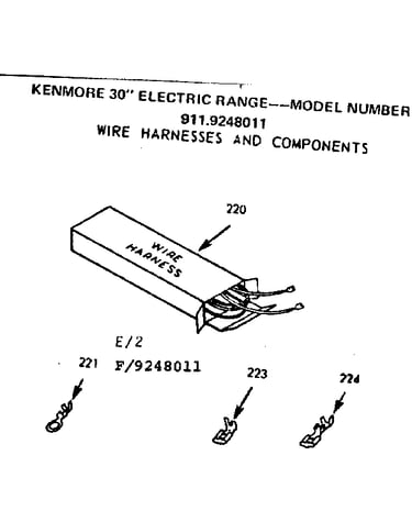 Wire harnesses and components