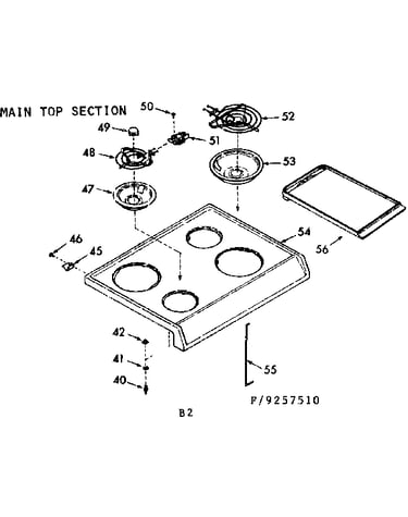 Main top section