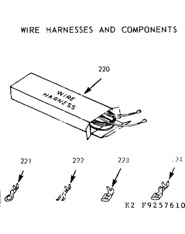 Wire harnesses and components