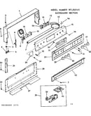 Backguard section