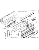 Backguard section