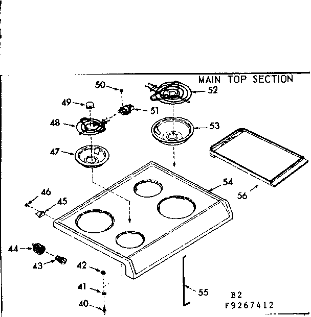 Main top section
