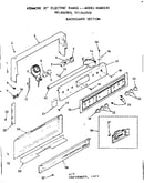 Backguard section