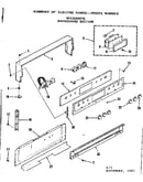 Backguard section