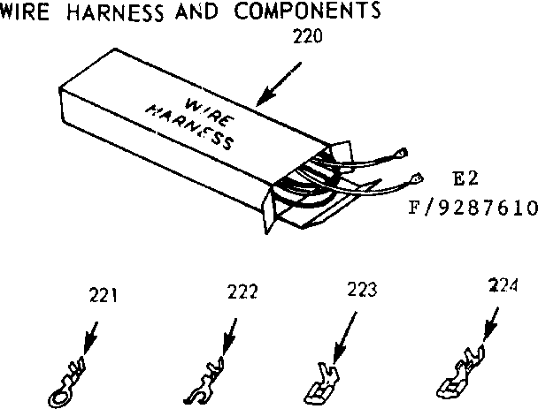 Wire harness and components