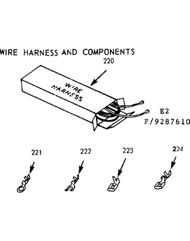 Wire harness and components