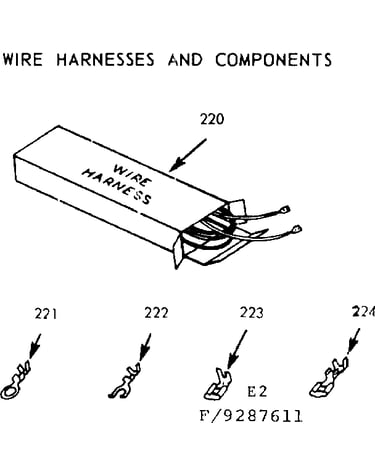 Wire harnesses and components