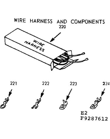 Wire harness and components