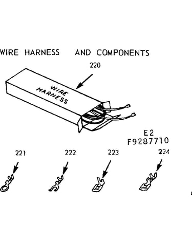 Wire harness and components