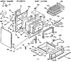 Kenmore 9119287711 body section diagram