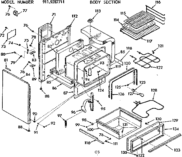 Body section