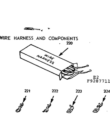 Wire harness and components