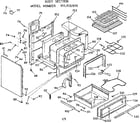 Kenmore 9119287810 body section diagram