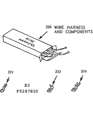 Wire harness and components