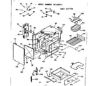 Kenmore 9119307912 body section diagram