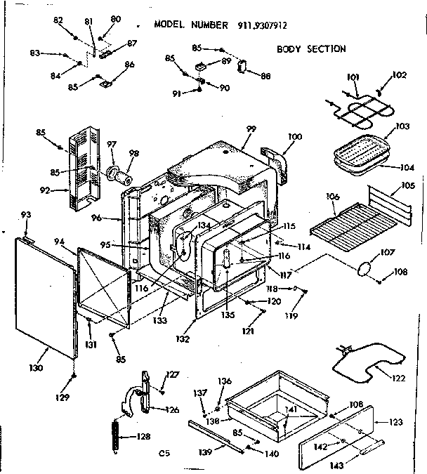 Body section