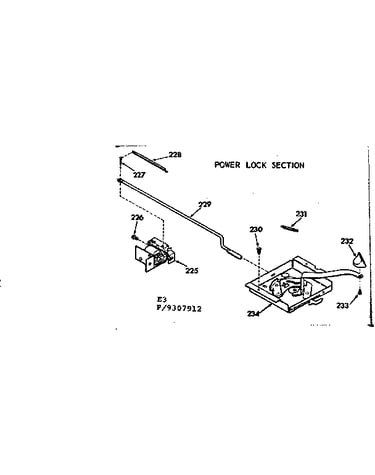 Power lock section