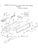 Backguard section