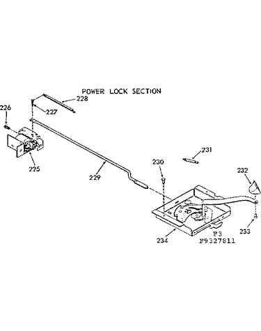 Power lock section