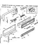 Backguard section