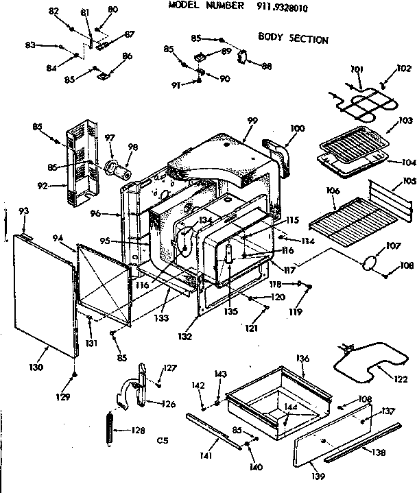 Body section