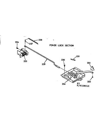 Power lock section