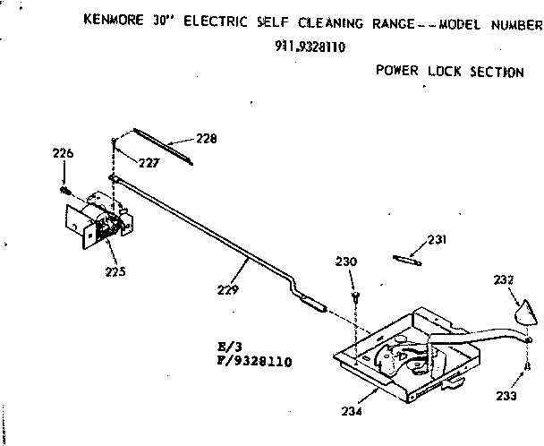 Power lock section