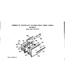 Oven door section