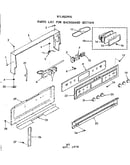 Backguard section