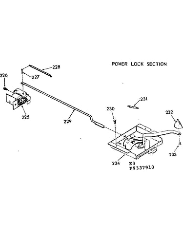 Power lock section