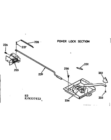 Power lock section