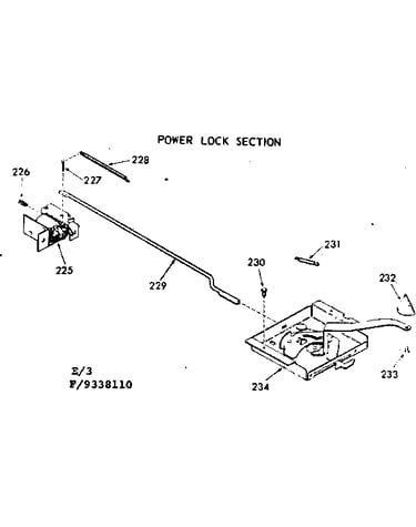 Power lock section