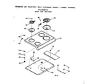 Kenmore 9119338111 main topsection diagram