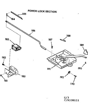 Power locksection