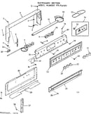 Backguard section