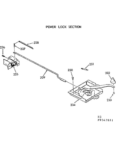 Power lock section