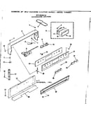Backguard section