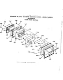 Oven door section