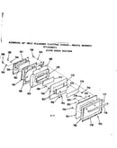 Oven door section