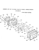 Oven door section